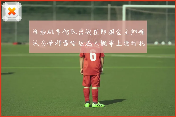 洛杉矶华佗队出战在即掘金主帅确认戈登穆雷哈达威大概率上场对抗湖人